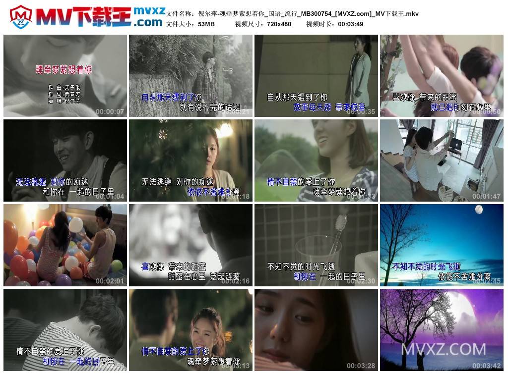 倪尔萍-魂牵梦萦想着你_国语_流行_MB300754